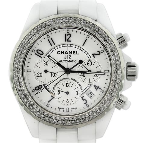 chanel j12 chronograph white ceramic|chanel j12 white price.